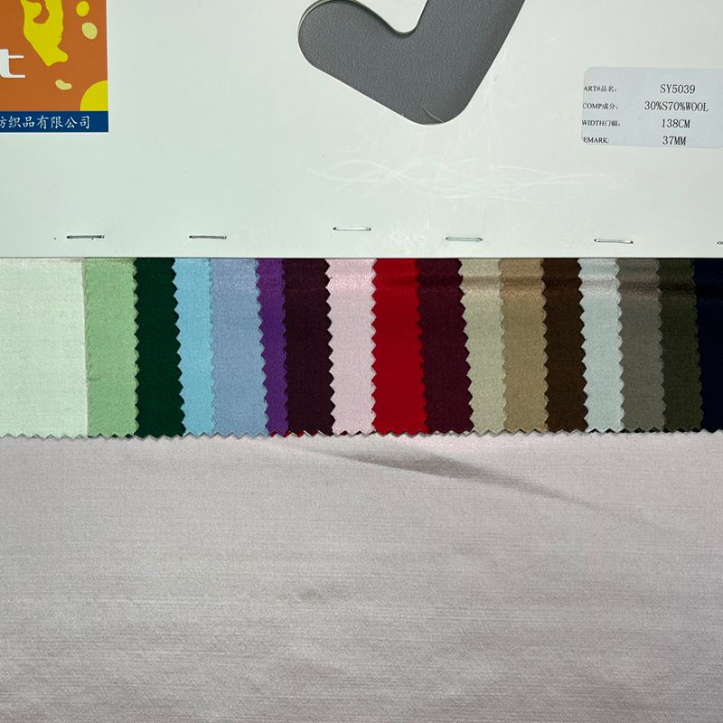 sy039,30%silk70%wool,138cm,37mm,charmeuse,piece-dyed