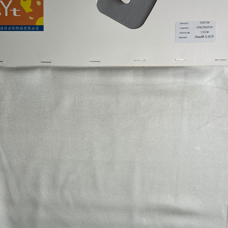 sy6759,95%silk5%span,135cm,28mm,elastic double georgette,piece-dyed