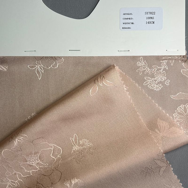 sy7822,100%silk,138cm,jacquard fabric,piece dyed