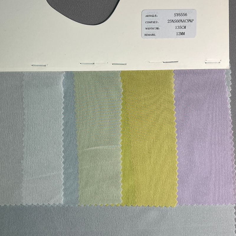 sy6556,25%s66%acetate9%polyester,135cm,12mm,crepe de chine,piece-dyed