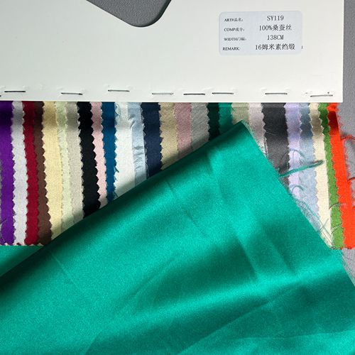   sy119,100%silk,138cm,16mm,satin,piece-dyed