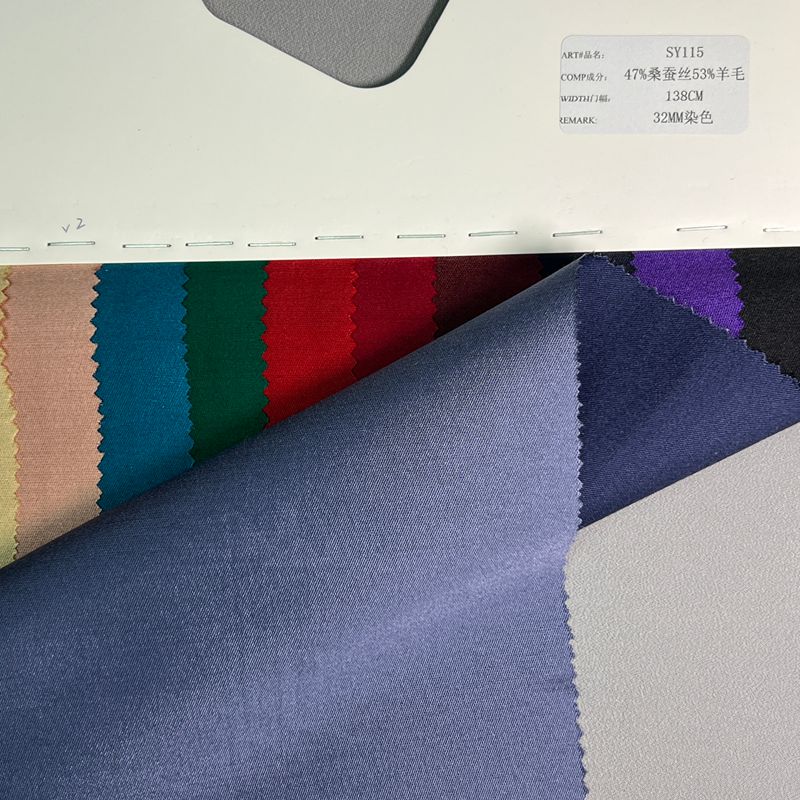 sy115,47%silk53%wool,138cm,32mm,piece-dyed