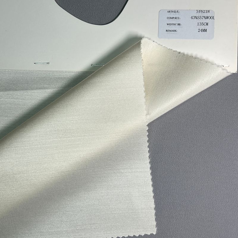 sy6218,43%silk57%wool,135cm,24mm,twill,piece-dyed