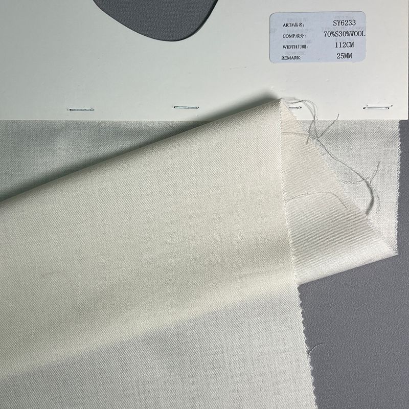 sy6233,70%silk30%wool,112cm,25mm,piece-dyed