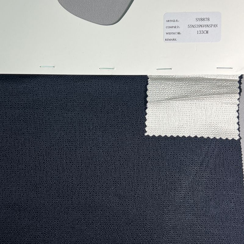 sy8878,55%silk39%viscose6%spandex,133cm,elastic hammered satin,piece-dyed