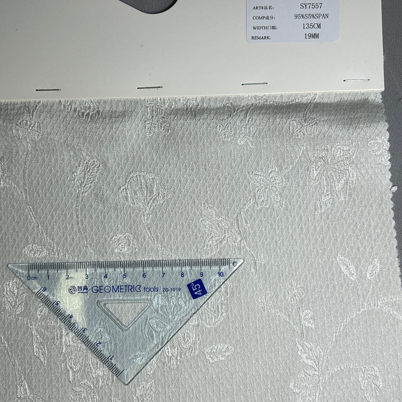 sy7557,95%silk5%spandex,135cm,19mm,elastic,jacquard,piece-dyed