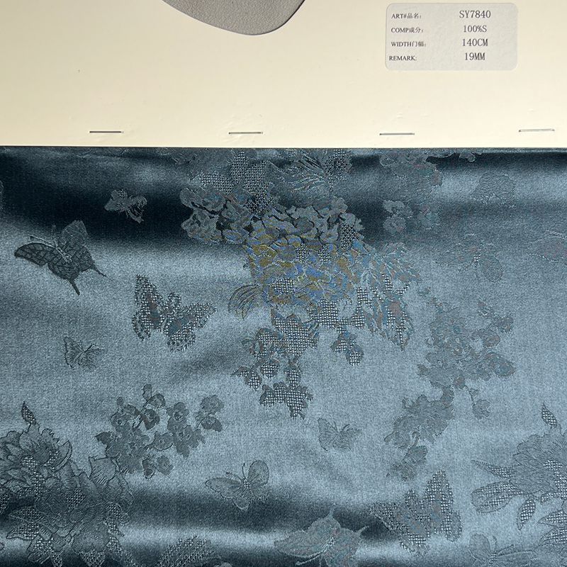 sy7840,100%silk,140cm,19mm,jacquard,piece-dyed