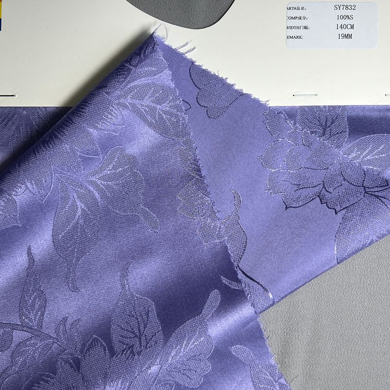 sy7832,100%silk,140cm,19mm,jacquard,piece-dyed