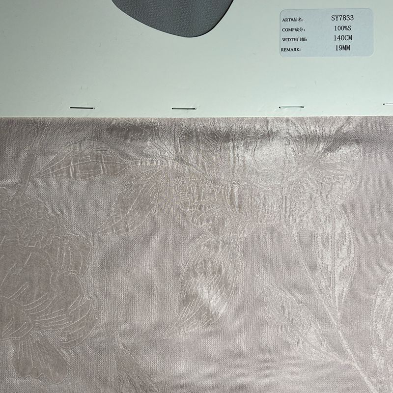 sy7833,100%silk,140cm,19mm,jacquard,piece-dyed