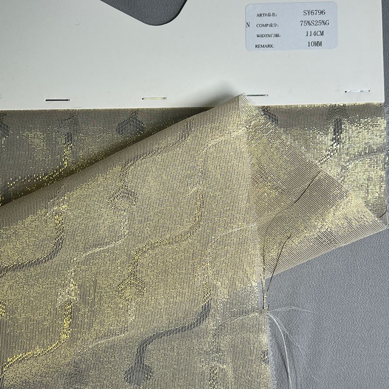 sy6796,75%silk25%metallic,114cm,10mm,jacquard,piece-dyed
