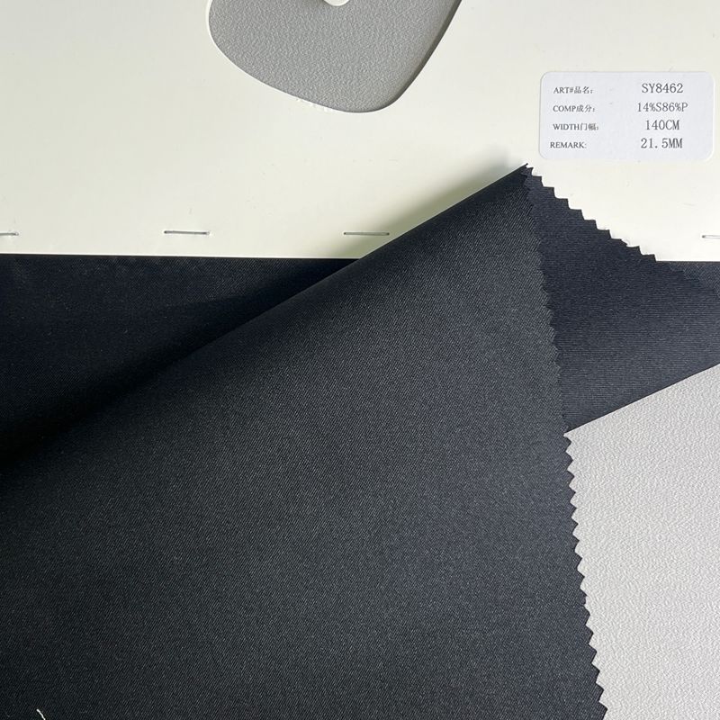 sy8462,14%silk86%polyester,140cm,21.5mm,twill,yarn-dyed