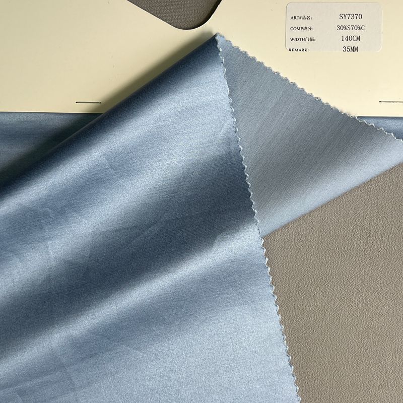 sy7370,30%silk70%cotten,140cm,35mm,charmeuse,piece-dyed