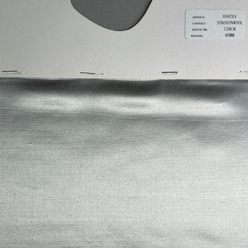 sy6701,35%silk65%wool,138cm,40mm,charmeuse,piece-dyed