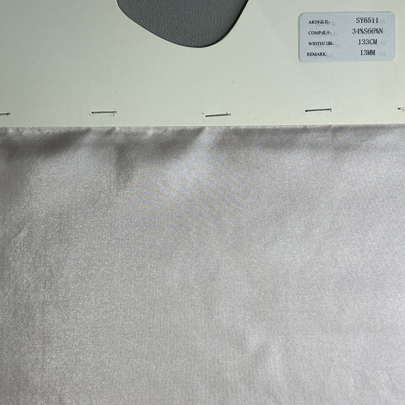 sy6511,34%silk66%nylon,133cm,13mm,taffeta,piece-dyed