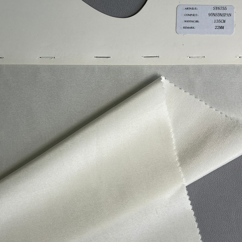 sy6755,95%silk5%spandex,135cm,22mm,elastic cdc,piece-dyed