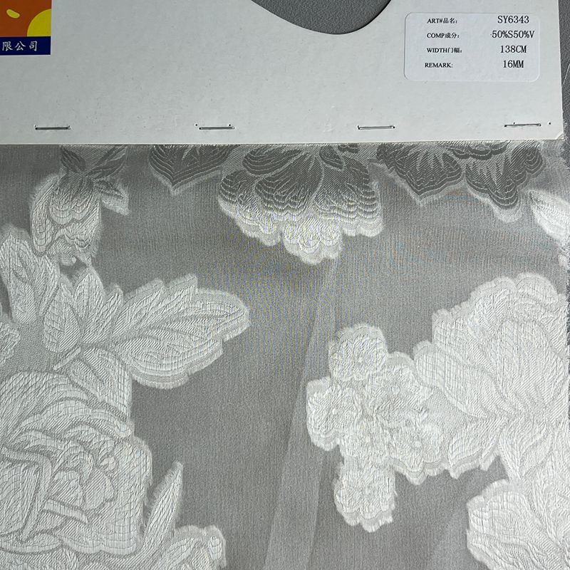 sy6343,50%silk50%viscoe,138cm16mm,cut-work silk voile,piece-dyed