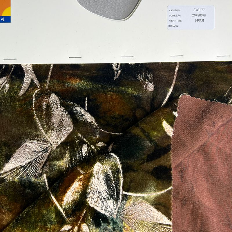 sy8177,20%silk80%rayon,140cm,printing velvet