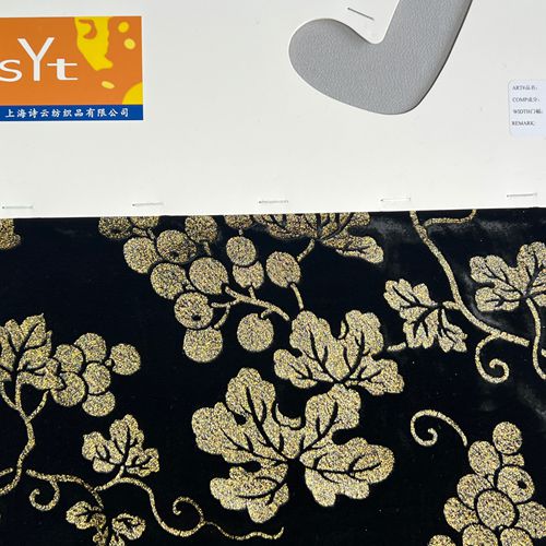 sy8195,20%wilk80%rayon,135cm,gold-printed velvet