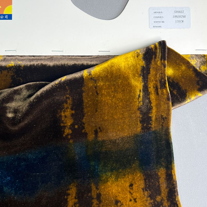 sy6657,18%silk82%rayon,135cm,printing velvet