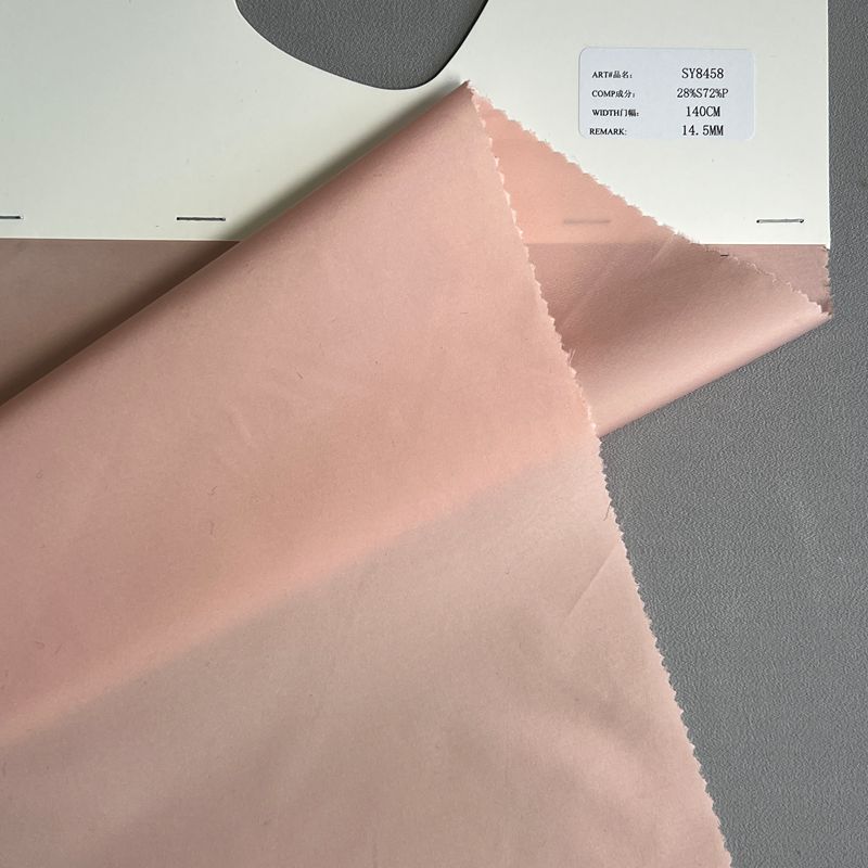 sy8458,28%silk72%polyester,140cm,14.5mm,yarn-dyed