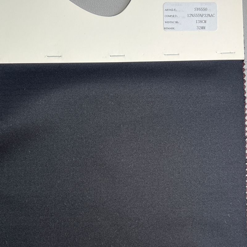 sy6550,12%silk55%polyester33%acetate,138cm,32mm,yarn-dyed