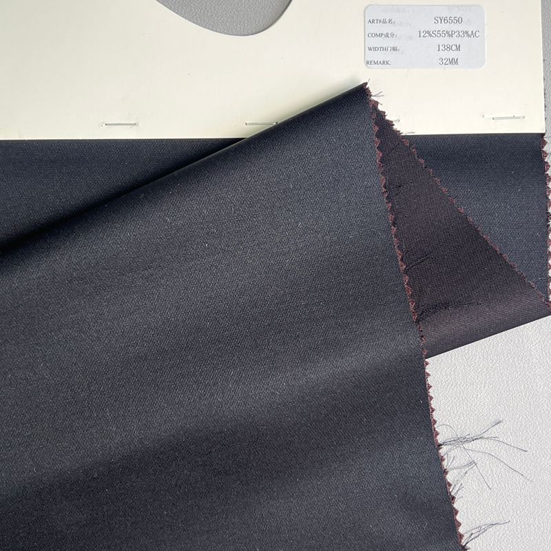 sy6550,12%silk55%polyester33%acetate,138cm,32mm,yarn-dyed