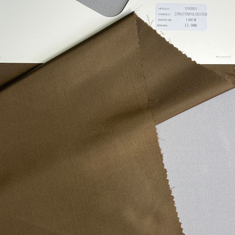 sy6901,25%silk75%polyester,148cm,13.9mm,piece-dyed