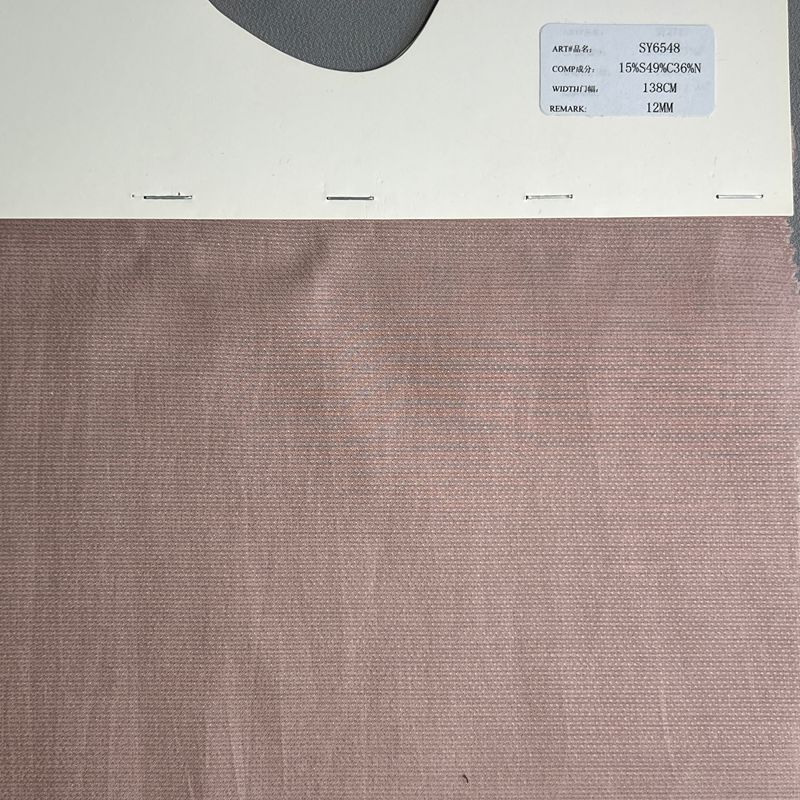 sy6548,15%silk49%cotten36%nylin,138cm,12mm,yarn-dyed