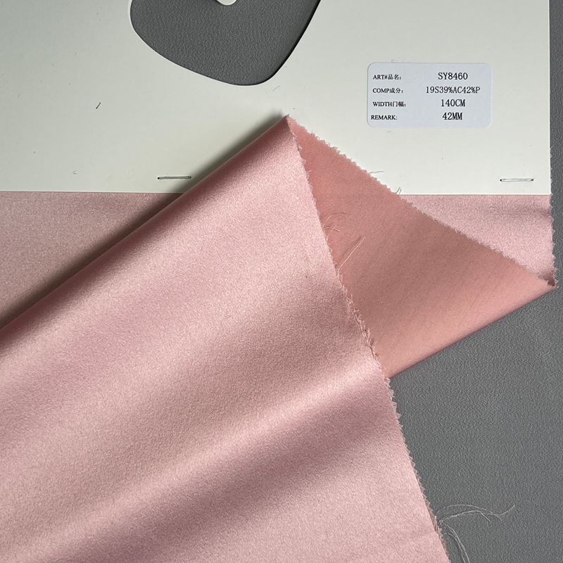 sy8460,19%silk39%acetate42%polyester,140cm,42mm,charmeuse,yarn-dyed