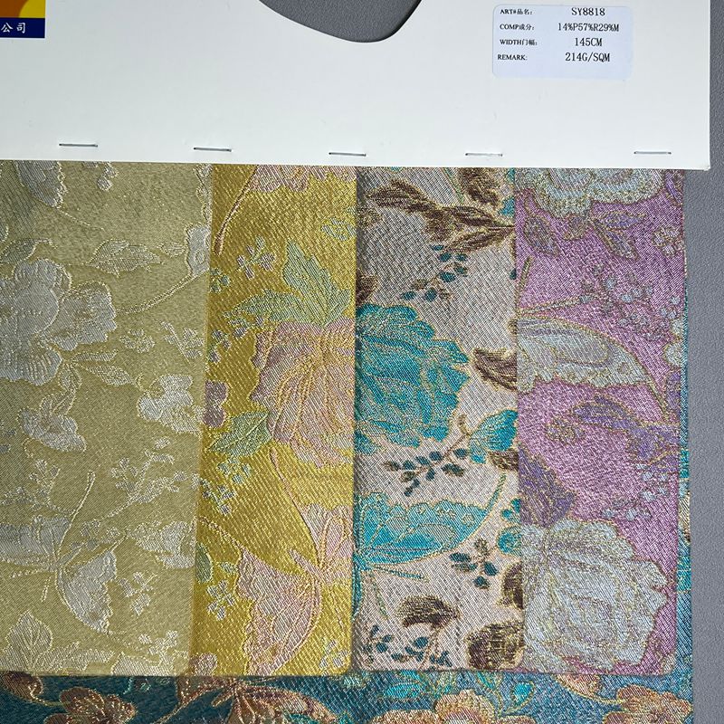 sy8818,14%polyester57%rayon29%metallic,145cm,214gsm,jacquard,yarn-dyed