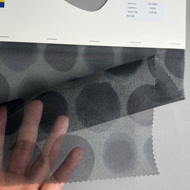 sy7683,100%silk,135cm,printing organza