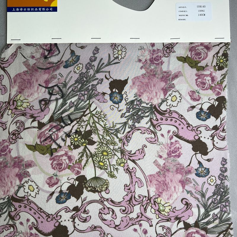 sy8140,100%silk,135cm,8mm,printing georgette