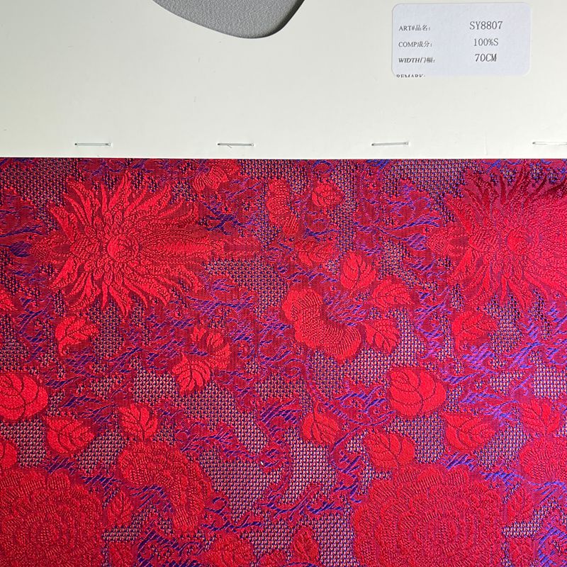 sy8807,100%silk,70cm,silk LUO,yarn-dyed