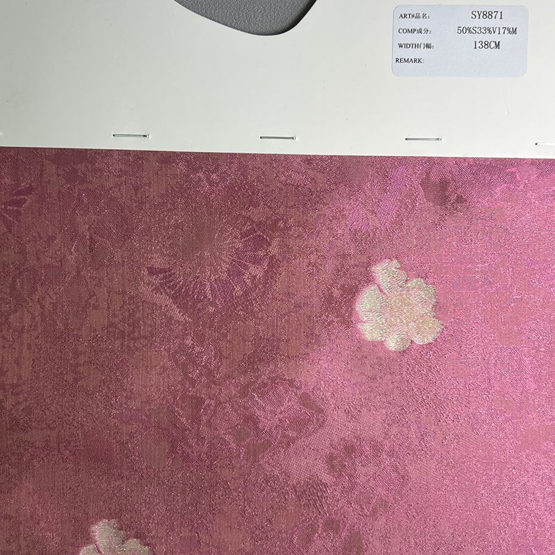 sy8871,50%silk33%viscose17%metallic,138cm,jacquard cut-work fabric,yarn-dyed