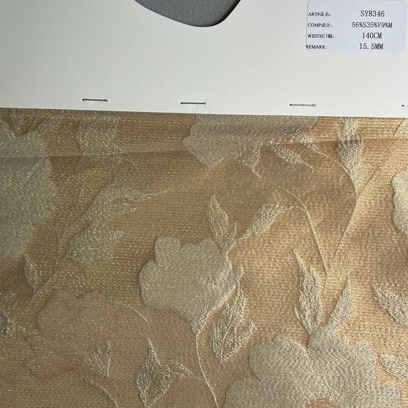 sy8346,56%silk35%viscose9%metallic,140cm,15.5mm,jacquard,yarn-dyed