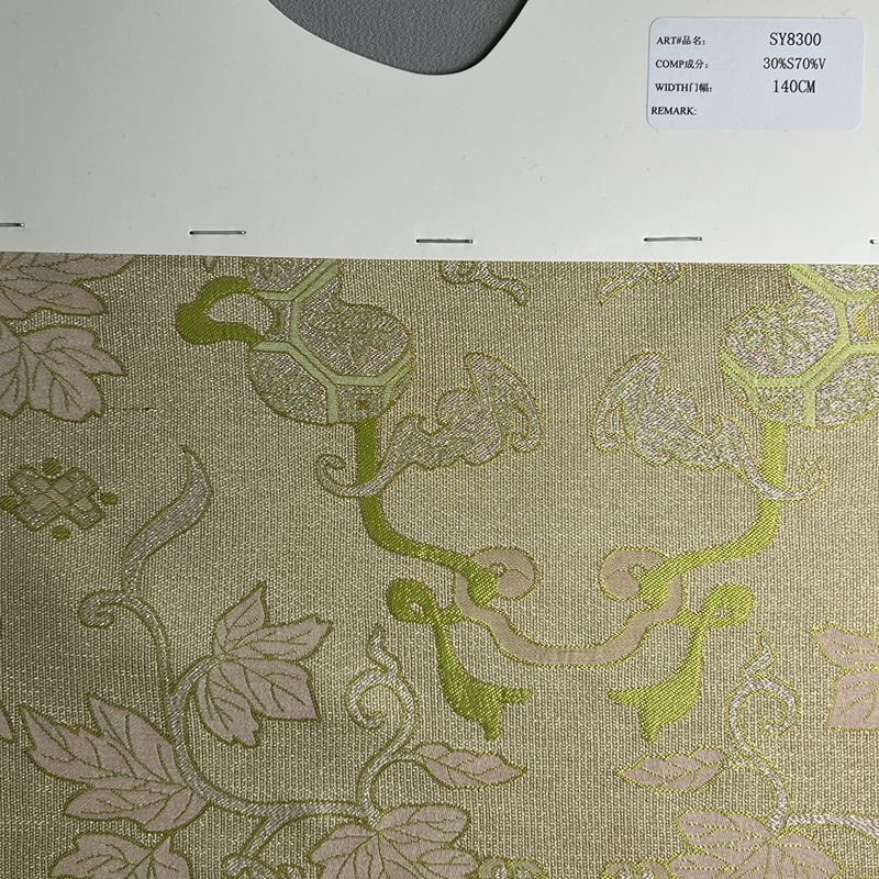 sy8300,30%silk70%viscose,140cm,jacquard,yarn-dyed