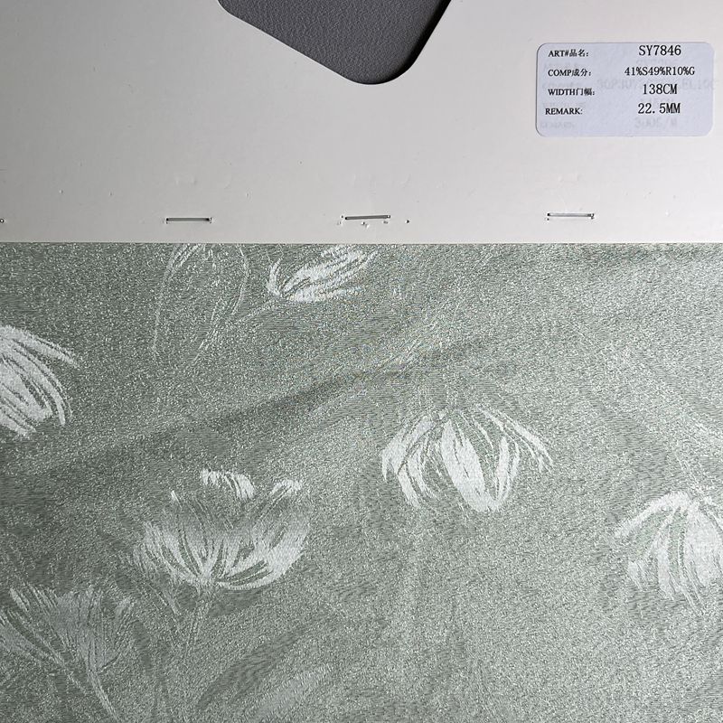 sy7846,41%silk49%rayon10%metallic,138cm,22.5mm,jarcquard,piece-dyed
