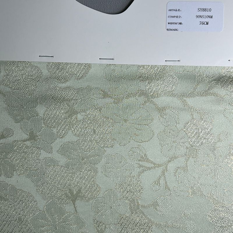 sy8810,90%silk10%metallic,76cm,jacquard,piece-dyed