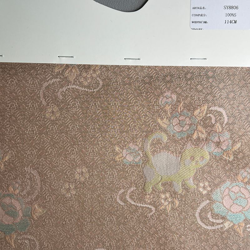 sy8806,100%sil,114cm,silk LUO,yarn-dyed