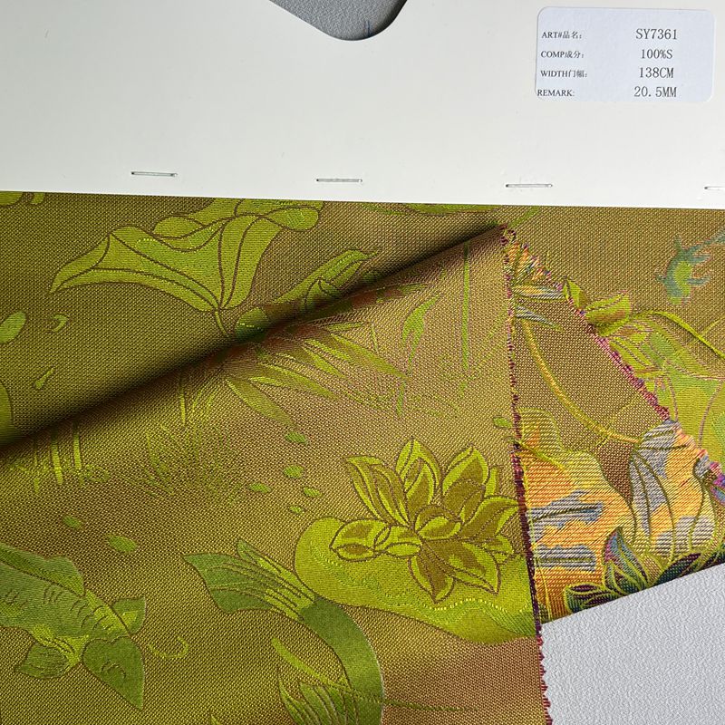 sy7361,100%silk,138cm,20.5mm,jacquard,yarn-dyed