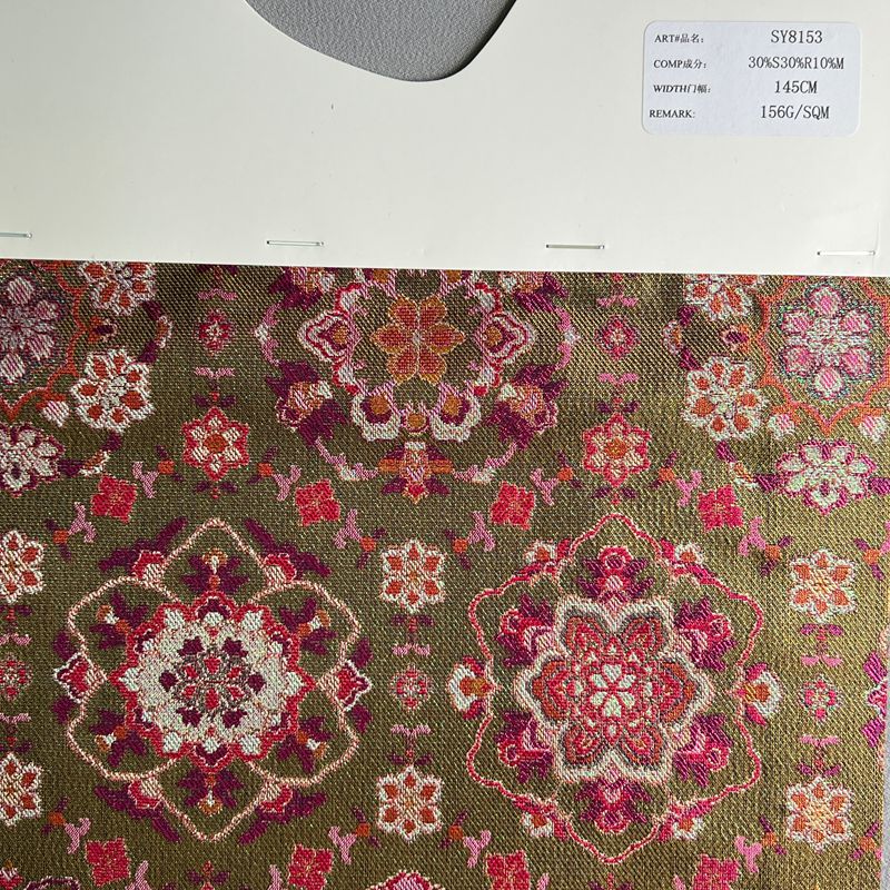 sy8153,30%silk30%rayon10%metallic,145cm,156gsm,jacquard,yarn-dyed