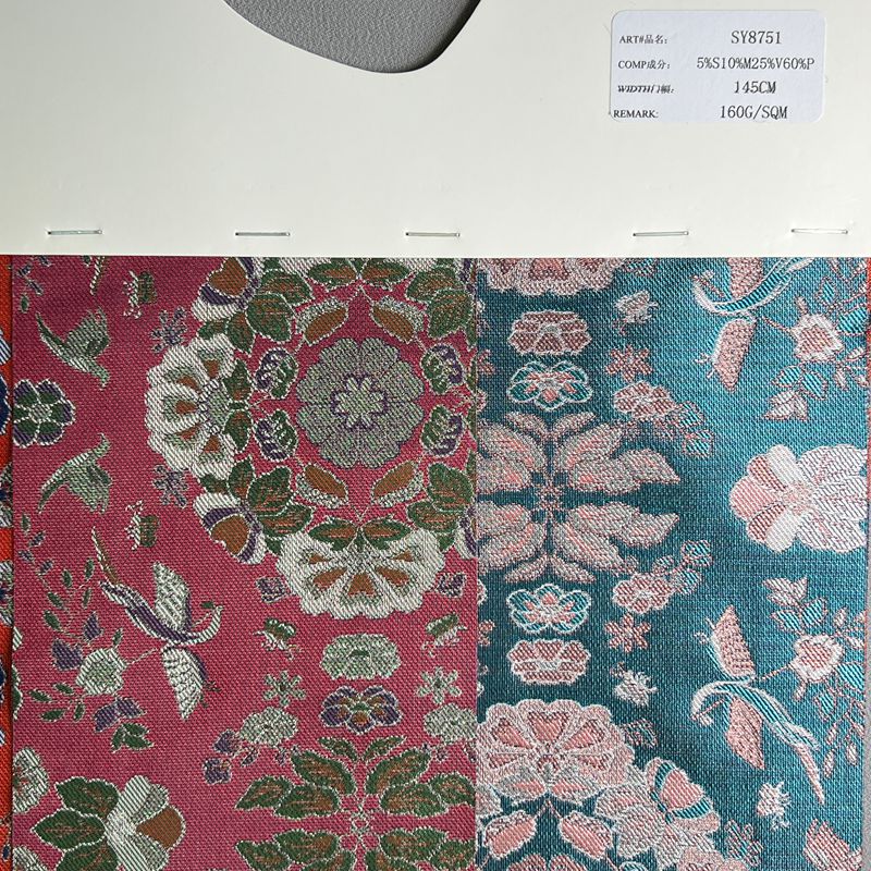 sy8751,5%silk10%metallic25%rayon60%polyester,145cm,160gsm,jacquard,yarn-dyed