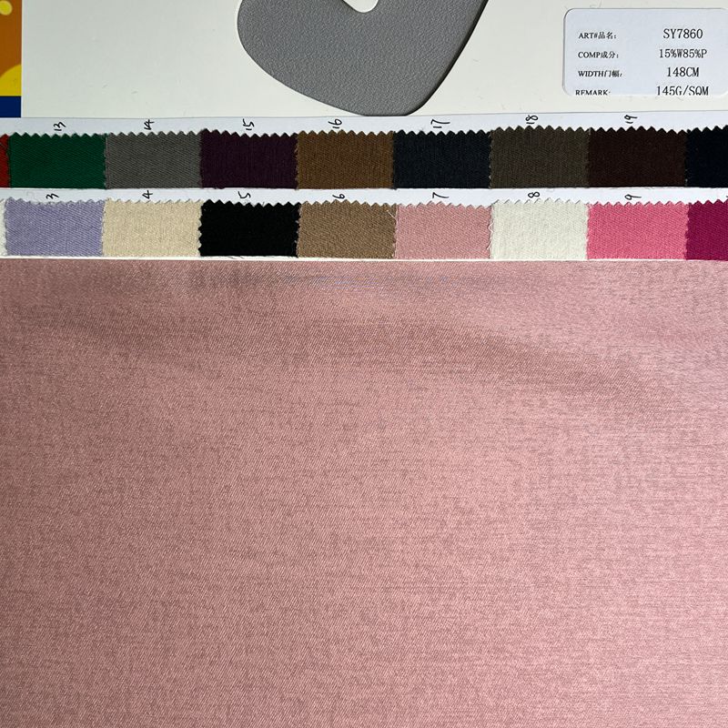 sy7860,15%wool85%polyester,148cm,145gsm,piece-dyed