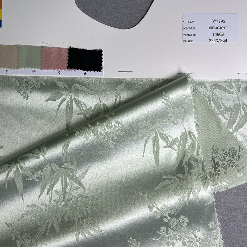 sy7795,60%acetate40%polyester,148cm,225gsm,jacquard,piece-dyed