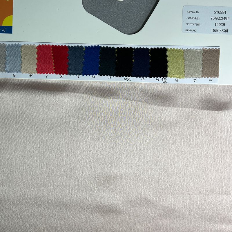 sy6991,76%acetate24%polyester,150cm,185gsm,piece-dyed