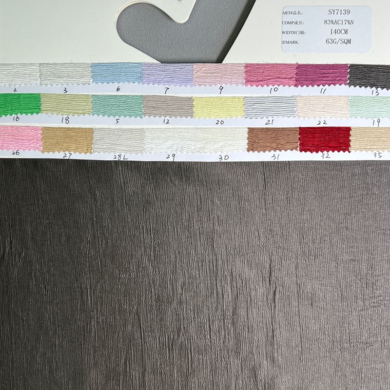 sy7139,83%acetate17%nylon,140cm,63gsm,piece-dyed