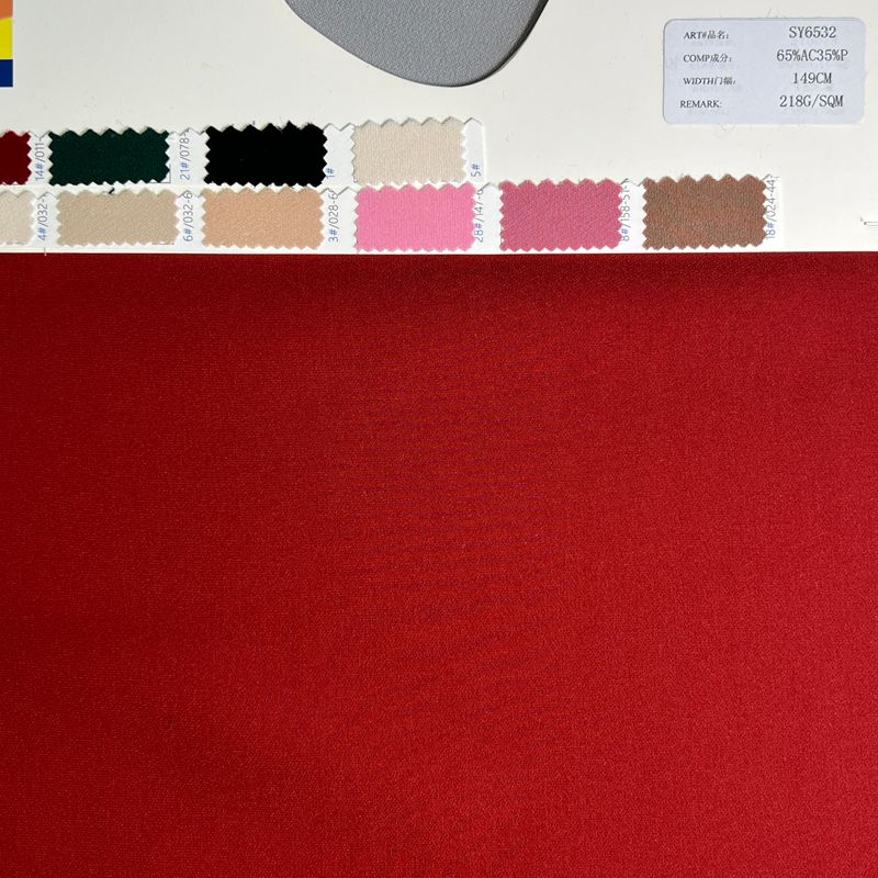 sy6532,65%acetate35%polyester,149cm,218gsm,piece-dyed
