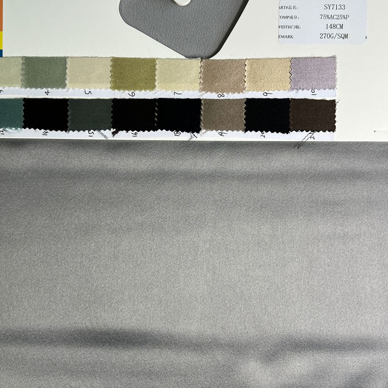 sy7133,75%acetate25%polyester,148cm,270gsm,piece-dyed