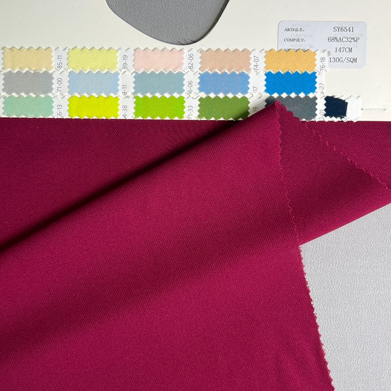 sy6541,68%acetate32%polyester,147cm,130gsm,piece-dyed