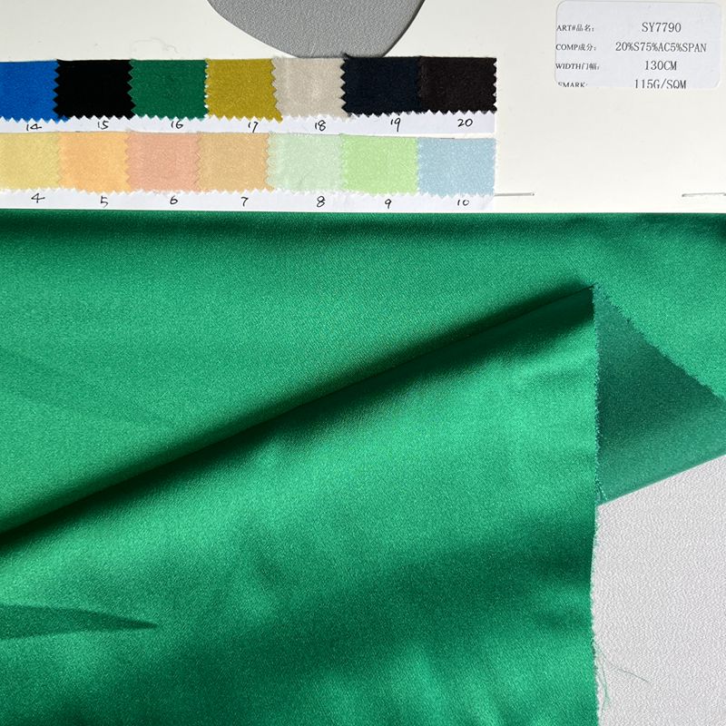 sy7790,20%silk75%acetate5%spandex,130cm,115gsm,piece-dyed